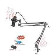 Taffstudio Microphone Bm800 Microphone & Bracket Stand Karaoke Mic
