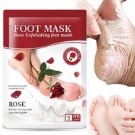 Rose Feet Exfoliating Foot Mask Peeling Socks For Pedicure Feet Mask Feet Care Exfoliation Dead Skin