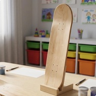 Blank Skateboard Deck  Drawing Wooden Skateboard Deck Sports Gear Decorative Sturdy