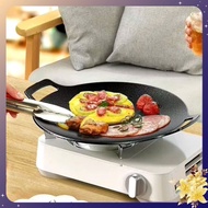 Cast iron pan SIZE 34 - Stone baking pan non-stick pan size 34 cm Korean non-stick stone pan chao da