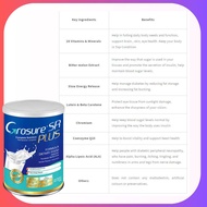 [FREE2GIFT] GROSURE SR PLUS VANILLA / CHOCOLATE 800G - DIABETES SUSU KENCING MANIS SUSU PERIA KATAK