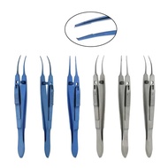 Ophthalmic Fixation Forceps Strabismus Tweezers with Lock Ophthalmic Surgical Forceps Tools Ophthalm