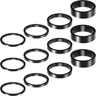 12 PCS Spacer Headset Basikal, Spacer Headset Aloi Aluminium, Spacer Stem Basikal Empat Saiz, Kekuat