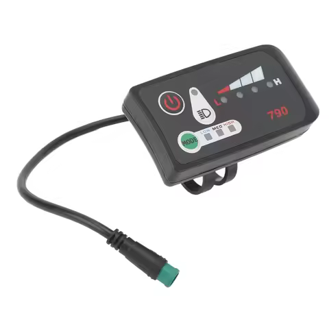 S790 Electric Bike LED Display with Waterproof 5P Male Plug Portable Electric Bike LED Display for S
