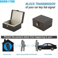 BARR1YRB Faraday Box, Radiation-proof Safety Signal Blocker, RFID Box Black Anti-Theft Key Fob Prote