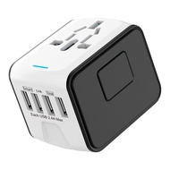 ECILY เครื่องชาร์จอเนกประสงค์สำหรับเดินทางใน Adaptor Traveling 18Wมี4 USB + 2 TYPE-C เครื่องชาร์จติด