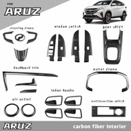 Vemart perodua aruz carbon fiber Interior frame cover garnish accessories