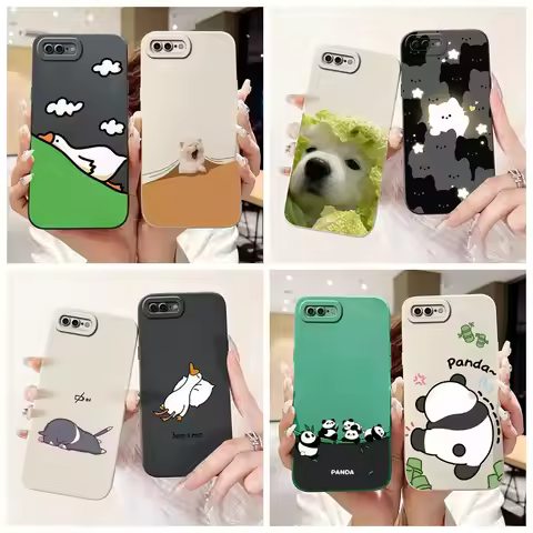 For Apple iPhone 7 Plus Case iPhone8 Plus Cute Cartoon Painted Cover Soft TPU Phone Case For iPhone 