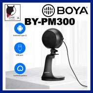 BOYA ORIGINAL MALAYSIA BY-PM300 BYPM300 USB CONDENSER MICROPHONE STANDING MICROPHONE USB FOR DESKTOP