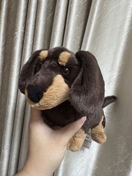Jellycat 啡色臘腸狗毛公仔