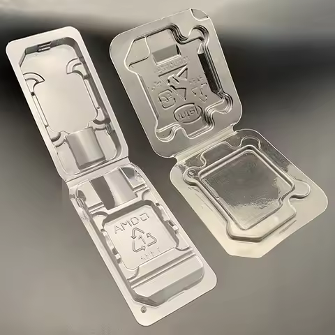 New#10pcs CPU Clamshell Tray Box Case Holder Protection For AM2 AM3 FM1 FM2