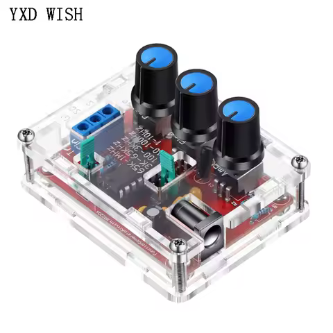 Function Signal Generator DIY Kit Sine/Triangle/Square Output 1Hz-1MHz Signal Generator Adjustable F