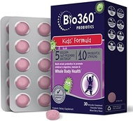 ▶$1 Shop Coupon◀  Bio360 Kids Probiotic | Targeted Probiotics for Kids Whole Body Health | 5 Billion