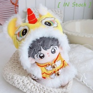 [ IN STOCK ] 1 set Doll Clothes Outfit, New Year Chinese Style 10cm Cotton Doll Clothes, DIY Clothin