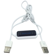 <br>USB PC to PC Online Share Sync Link Net Direct Data File Transfer Bridge LED Cable Easy Copy Bet
