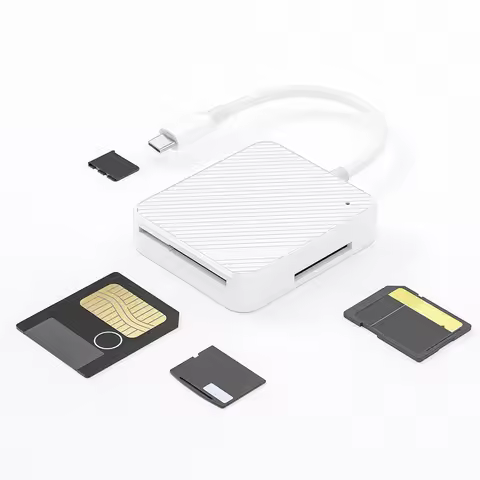 Multi-Function Phone OTG 4 in 1 Card Reader Type C USB-C Smart Media M2 SD SM XD Memory Cards Reader