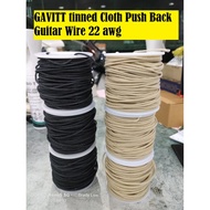 Genuine GAVITT tinned Cloth Push Back Guitar Wire 22awg