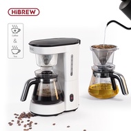 HiBREW 3 In 1 Coffee Maker Machine Automatic Drip Ground Espresso Machine With Glass Teapot Hot Tea Kettle 750ML H12
