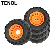 TENOL 4 Pieces Scooter Wheel Set, Scooter Replacement Wheels, Wear Longboard Wheels for Street , Lon
