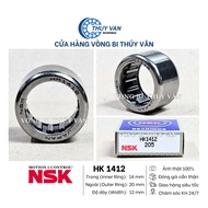 HK 1412 (14x20x12) TWO-WAY needle roller bearing from NSK