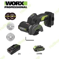 (香港WORX威克士總代理行貨) WORX 威克士 WU802 20V 76mm 無刷調速角磨機充電套裝 - Cordless Lithium Brushless Adjustable Speed A