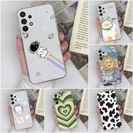 Phone Case For Samsung A32 A33 A 32 A 33 4G 5G Capa Clear Shockproof Silicone Soft TPU Phone Back Cover Pilot Rainbow For Samsung Galaxy a32 a33 Bumper Shell