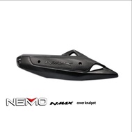 Cover Tutup Nemo Knalpot N Max Black Karbon Motor All Old Nmax Lama Old Motif Carbon Original Nemo P