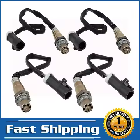 4pcs O2 Oxygen Sensor Upstream Downstream for 2004 2005 2006 2007 2008 Ford F-150 V8 4.2 4.6 5.4L 4L