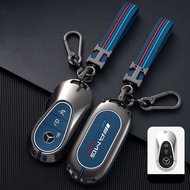 Silicone Alloy Car Key Case Cover for Mercedes Benz 2022 C Class W206 W223 S350 C260 C300 S400 S450 