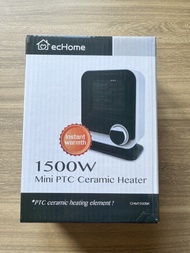ecHome 1500W 迷你PTC陶瓷暖風機