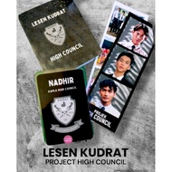 🔥Lesen Kudrat / Project High Council, Lesen and Photostrip