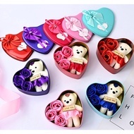 Valentine's Gift Heart-shaped w/ box rose - 99storemall