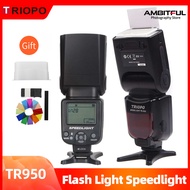 Triopo TR-950 Flash Light Speedlight Speedlite Universal for Fujifilm Olympus Nikon Canon 650D 550D 450D 1100D 60D 7D 5D Camera