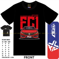 CIVIC FC, FC1, FC6, 10TH GENERATION HONDA CIVIC, V27X CLOTHING, CAR SHIRT, D112 V2