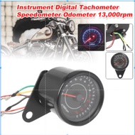 RPM METER 12V Universal Motorcycle Tachometer Meter LED Backlight 13K RPM Shift MODIFY RPM METER