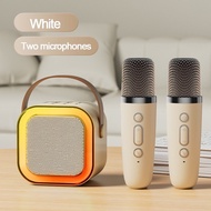 Speaker with Mic Wireless Karaoke Set Mini Portable Speaker Bluetooth Home Party Outdoor Camping Ent