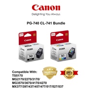 CANON INK PG-740 / CL-741 / PG-740XL / CL-741XL Printer Ink Cartridges Black Color