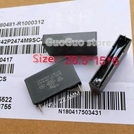 10pcs MKP62 275~X2 474M 275V~474K 275VAC 0.47uF Farah safety capacitor Pitch 22MM