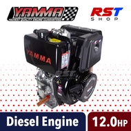 YAMMA 12HP Air Cooled Diesel Engine with Recoil Start (High Speed or Low Speed) [RST Shop]