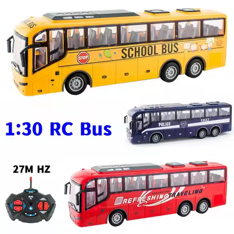 Remote Control Car for Kids 27Mhz Radio Controlled Vehicles RC Bus Car Vehicles Toys Car Gifts for B