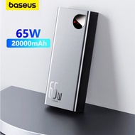 ALI🌹Baseus 20000mah Power Bank  22.5W/65W PD QC 3.0 Quick Charging Powerbank Portable External Charger For Smartphone La