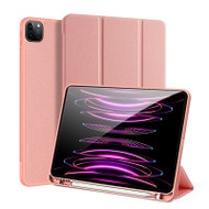 DUX DUCIS iPad 三折平板保護殼(附筆槽) - 粉色 - ipad 10.9in/11in(適配Air 4/5/6) | 智慧休眠/喚醒功能 | 防刮保護 | 輕巧易攜帶 | 便利書寫/觀