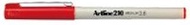 Artline 210 Medium Pen 0.6mm Red PK12