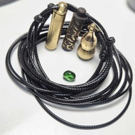 Emerald stone tube necklace emerald green/