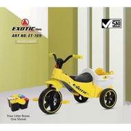 Sepeda Anak Roda Tiga Exotic Et-709 || Sepeda Anak Roda Tiga Exotic