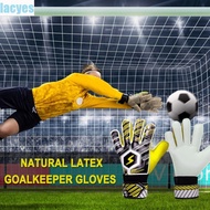 LACYES 1 Pair Kids Goalie Gloves, Finger Protection Wear Resistant Goalkeeper Gloves, Riding Scooters Mesh Cushioning Antiskid Play Football