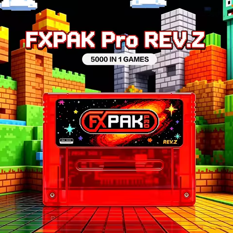 FXPAK Pro Rev.Z SNES Flash Cartridge Support MSU1 SA1 DSP Super FX For SNES Super Famicom JP EU US 1