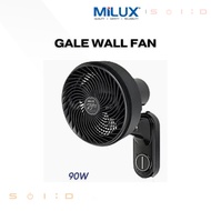 Milux Gale Wall Fan - MGF-W10 (Black)