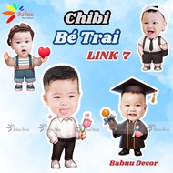 Chibi boy birthday decoration LINK 7 BabuuDecor (205-237)