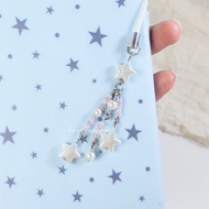 UNGU GANTUNGAN HP Bee Studios | Stellar Dew Phone Charm 田 Hanger Aesthetic Star Pastel Cute Pink Pur